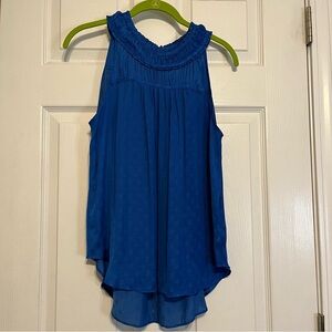 Maeve by Anthropologie Clovis Pleated Tank Top Blouse Indie Sleeze Size 4